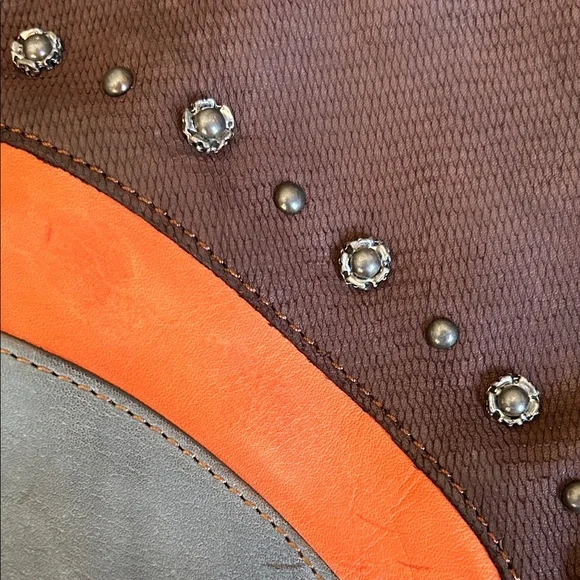 Multicolor Patchwork Shoulder Bag - Picture 5 of 5